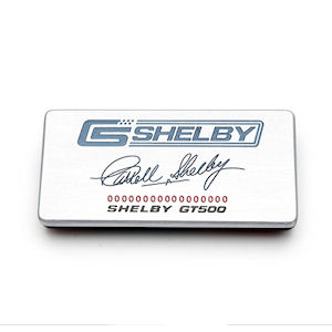 Carroll Shelby Signatur Plakette Armaturenbrett 2010-20