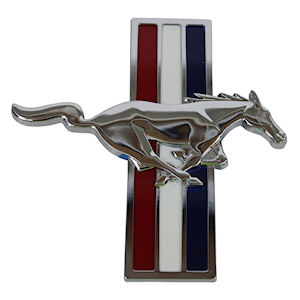 OEM Tribar Fender Emblem RH for 2005-2014 Ford Mustang 