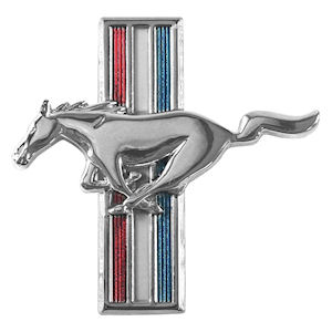 Drake Tribar Front Grille Emblem for 05-23 Ford Mustang