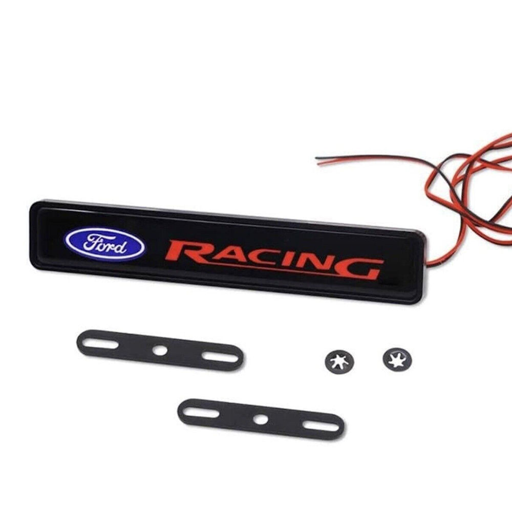 Emblem - LED Badge (160x30mm) 64-14 Ford Racing