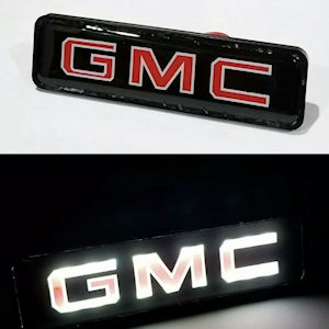 Illuminated GMC LED-Emblem/Badge for Exterior/Interior