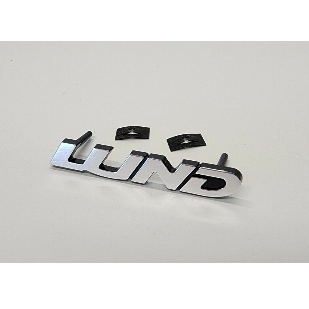 Emblem - Lund Moonvisor/Running Boards (Chrom) 1x