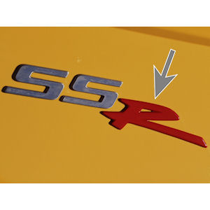 R Emblem for the Tailgate for 03-06 Chevy SSR Roadster