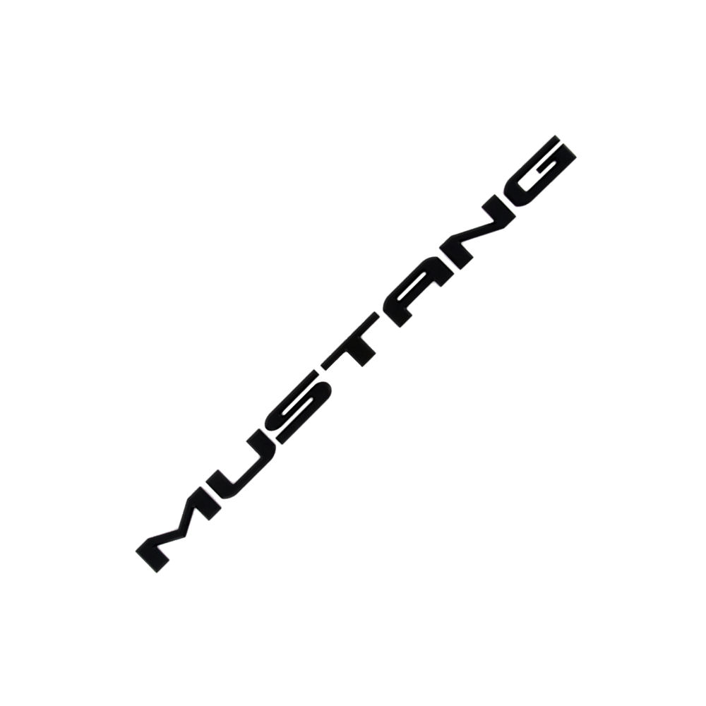 Emblem - Schriftzug (schwarz) 05-23 Ford Mustang