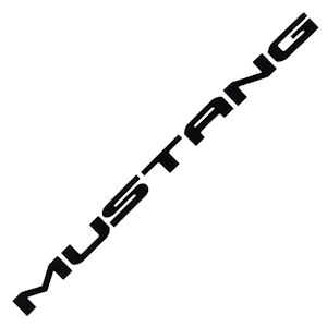 Defenderworx Alu-Schriftzug f�r 2005-2023 Ford Mustang