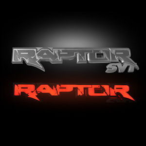 Recon Tailgate Emblem (LED) for 09-14 Ford F150 Raptor