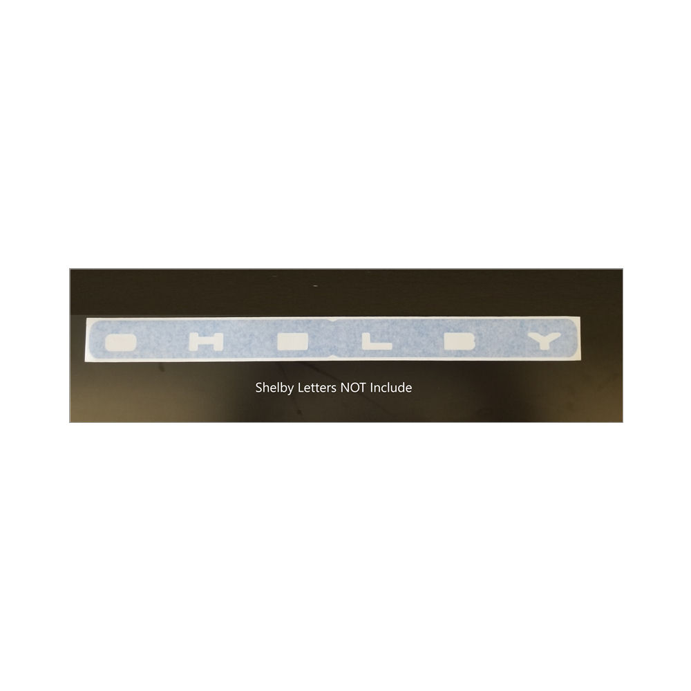 Installation Template Trunk Emblem 2007-09 Shelby GT500