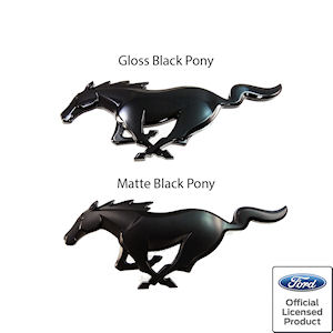 UPR Rear Trunk Lid Pony Emblem ABS 2015-23 Ford Mustang