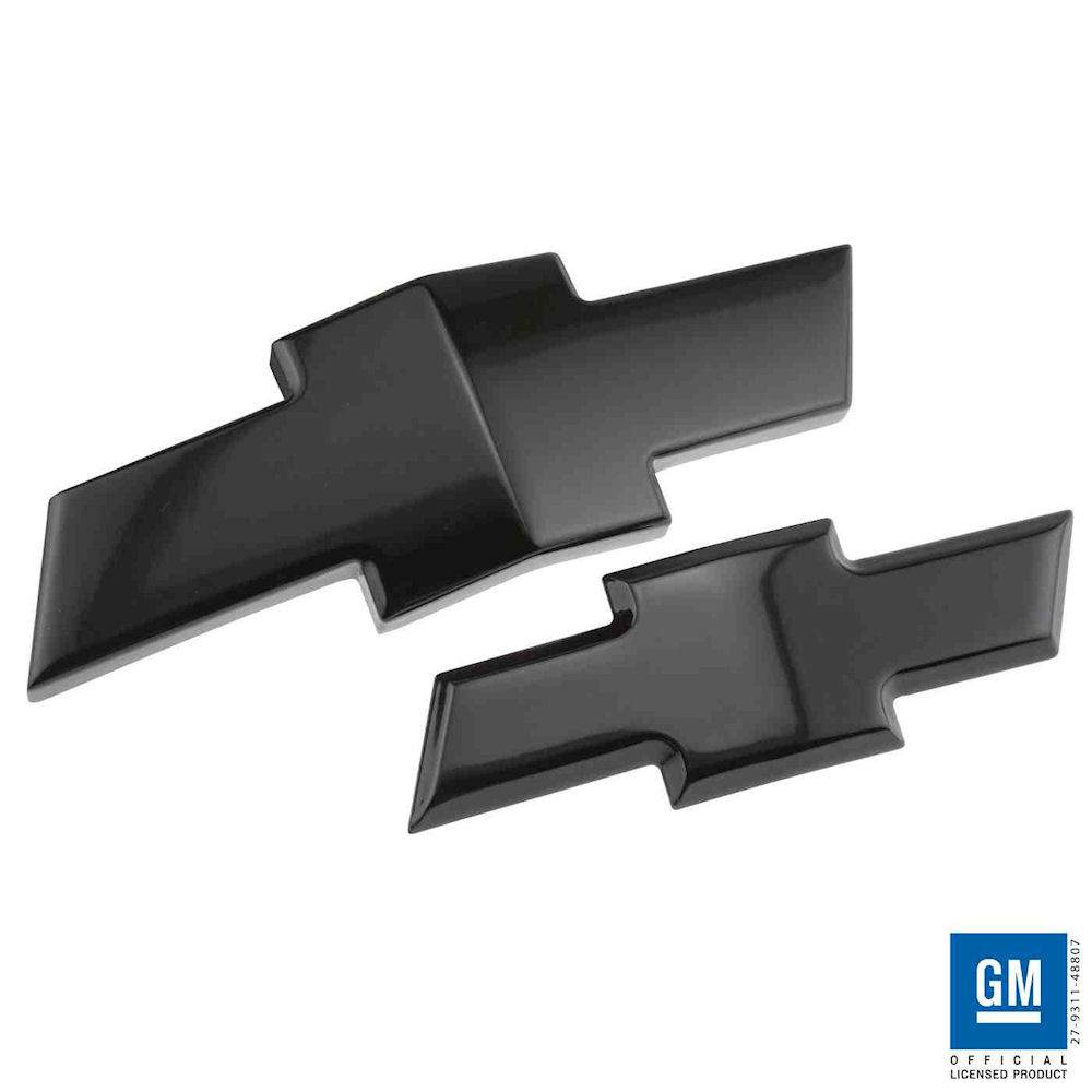 Billet Chevy Bowtie Emblems Front/Rear for 2014-2015 Chevy Camaro ZL1