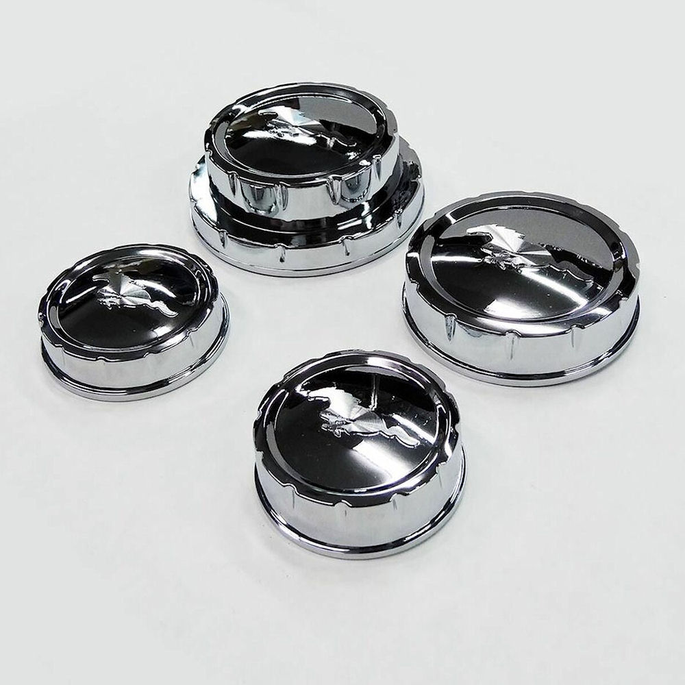 Engine Cap Cover Set Billet (Chrome) 10-14 Ford Mustang