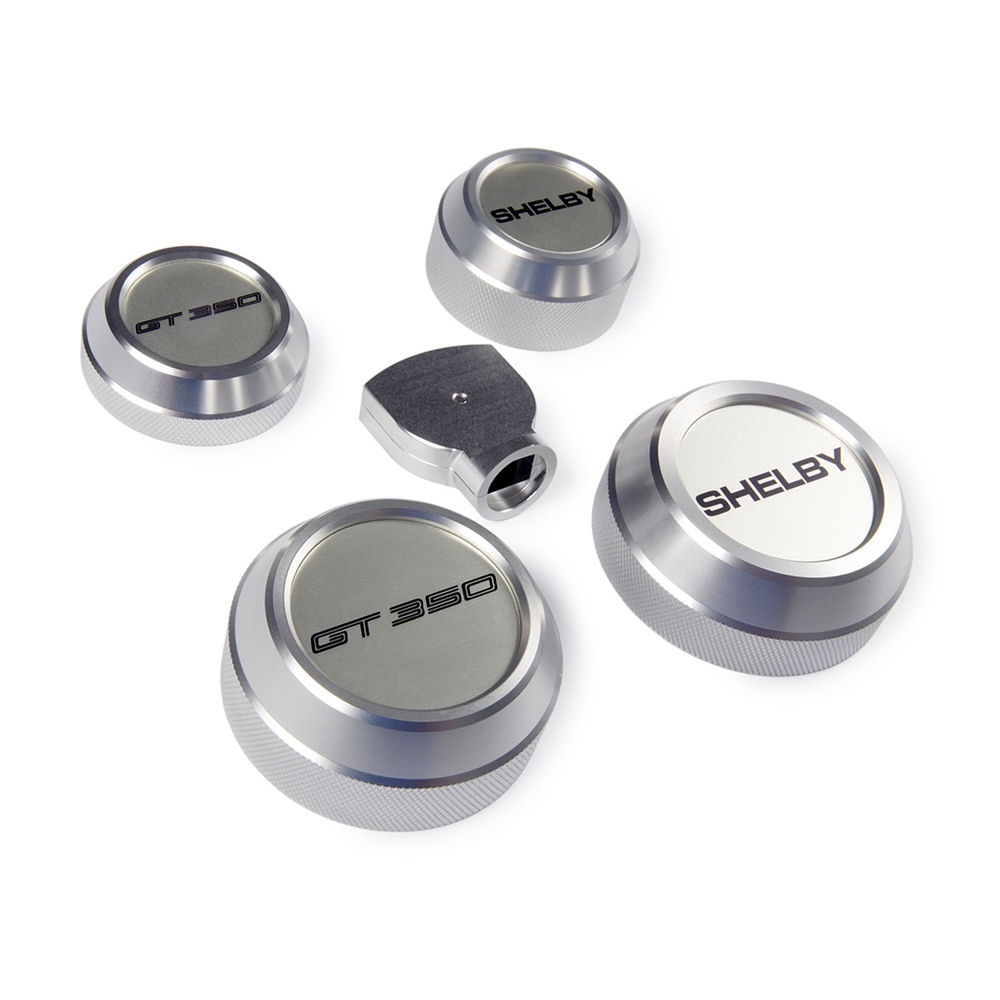 Engine Cap Set Billet GTE (Satin) 16-20 Shelby GT350