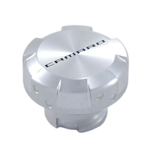 Drake Engine Oil Cap silver for 2010-15 Chevy Camaro V6