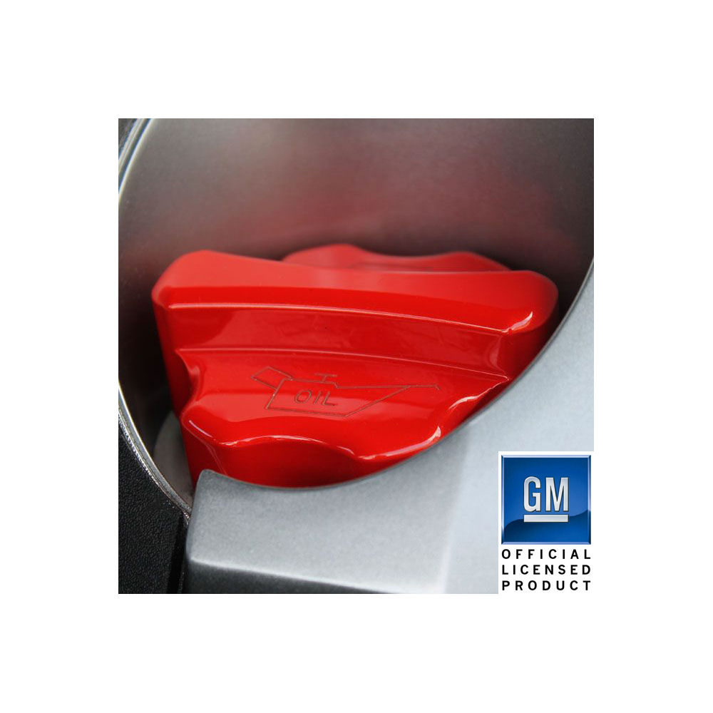 Engine Oil Cap Cover (orange) 10-15 Chevy Camaro V8