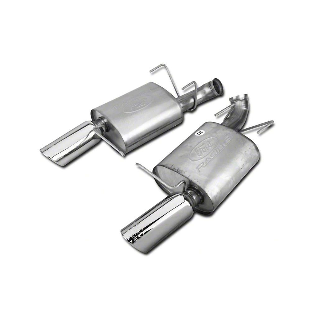 Stainless Steel Exhaust Mufflers Ford Racing 20112014 Ford Mustang GT