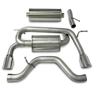 Corsa Exhaust System (polished) for 2005-2008 Hummer H3