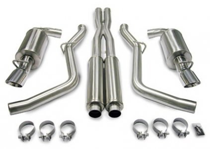 Corsa Exhaust System (polished) 2006-2010 Charger SRT8