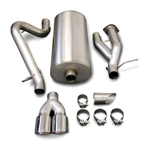 Corsa Exhaust System (polished) for 2007-2009 Hummer H2