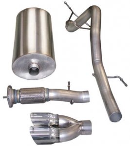 Corsa Exhaust System (Rear) for 07-10 Cadillac Escalade