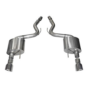 Corsa Exhaust System (polished) 15-17 Mustang GT Coupe