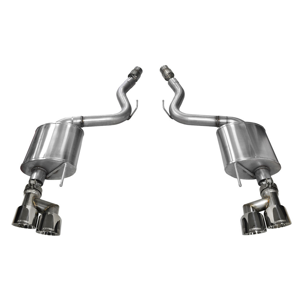 Exhaust System Sport (polished) 15-17 Ford Mustang GT Coupe