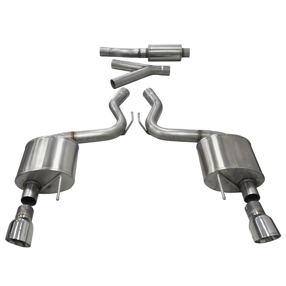 Exhaust System Sport (polished) 15-23 Ford Mustang EB Coupe