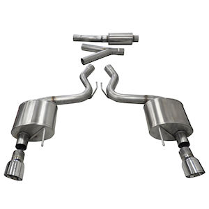 Corsa Exhaust System (polished) 2015-23 Ford Mustang EB
