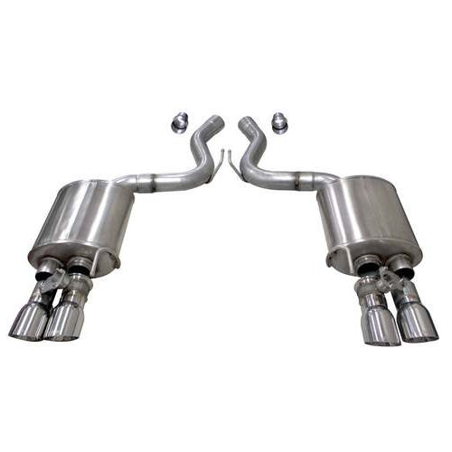Exhaust System Sport (polished) 18-23 Ford Mustang GT