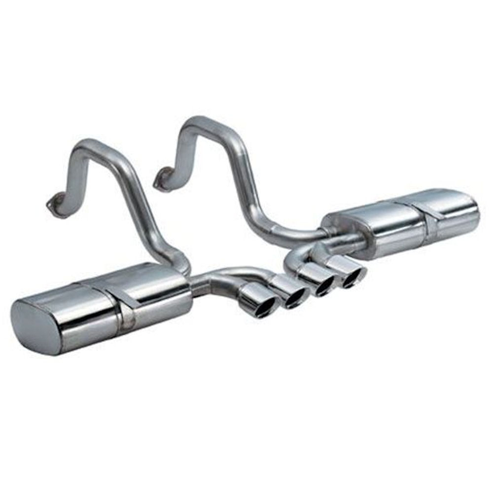 Exhaust System Sport (polished) 97-04 Chevy Corvette