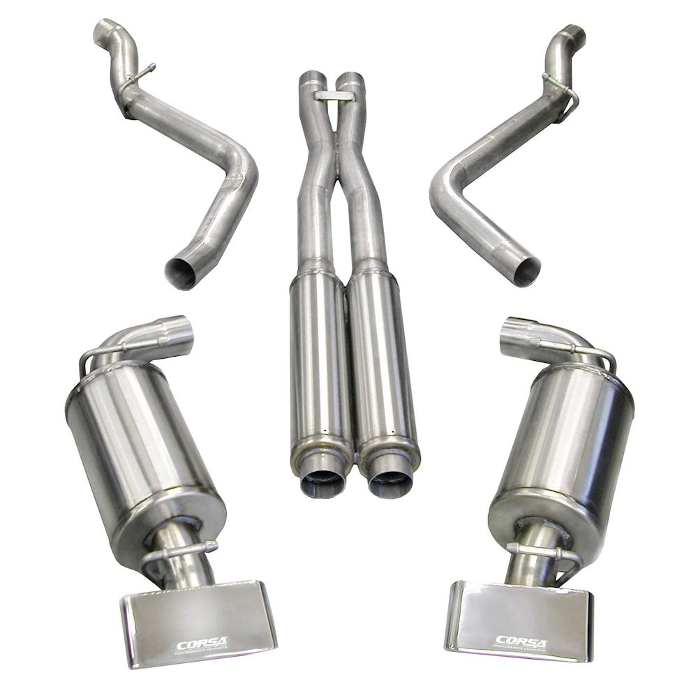 Exhaust System Xtreme (polished) 08-10 Dodge Challenger SRT8