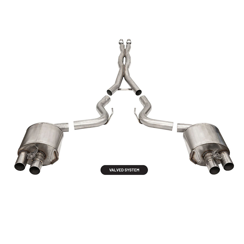 Exhaust System Xtreme (polished) 16-20 Shelby GT350