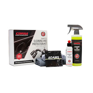 Corsa Exhaust Tip Cleaner + Polish + Protection + Towel