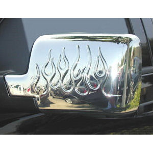 Aussenspiegel-Covers Flammen \(Chrom\) 04-08 Ford F150