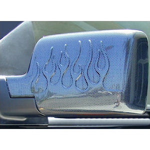 Aussenspiegel-Covers Flammen \(Karbon\) 04-08 Ford F150