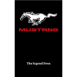 Indoor/Outdoor Flagge The Legend lives Ford Mustang (3x5 Fuss)