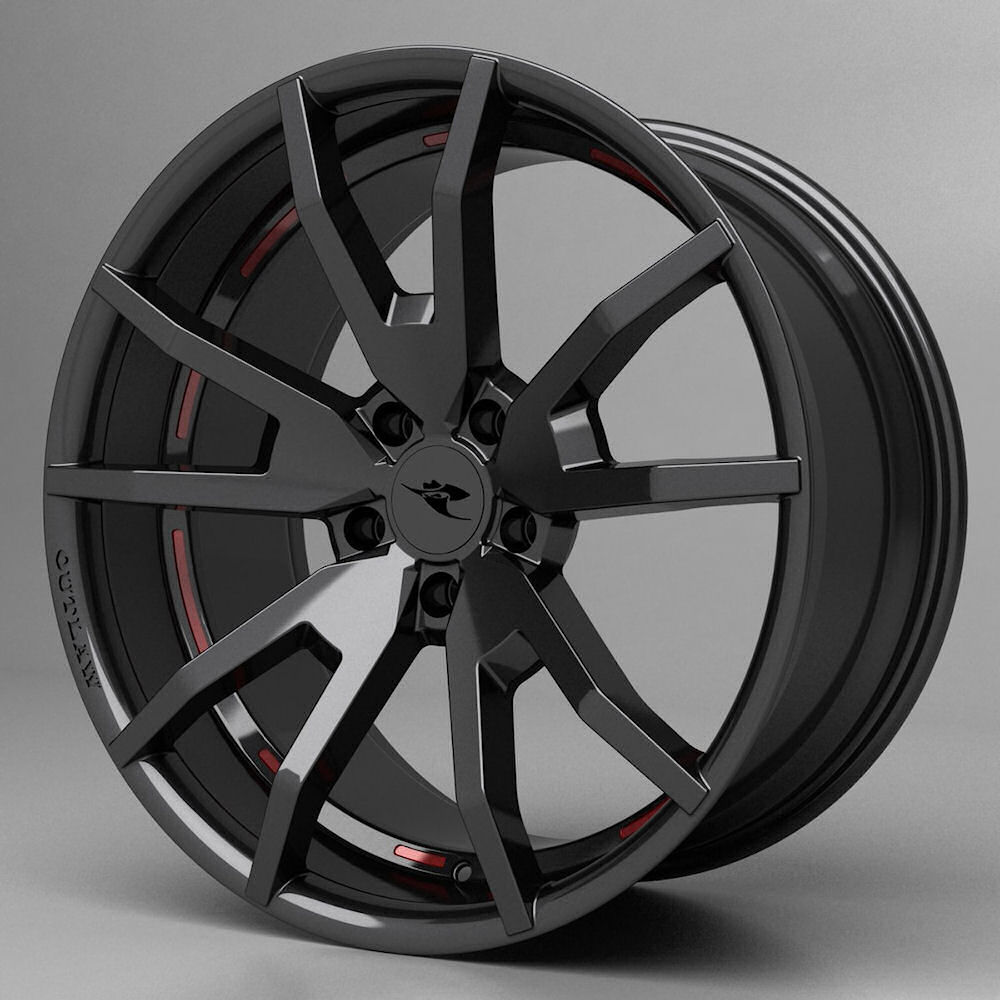 Felge - 20x10 Outlaw (Gunsmoke) 05-14 Ford Mustang