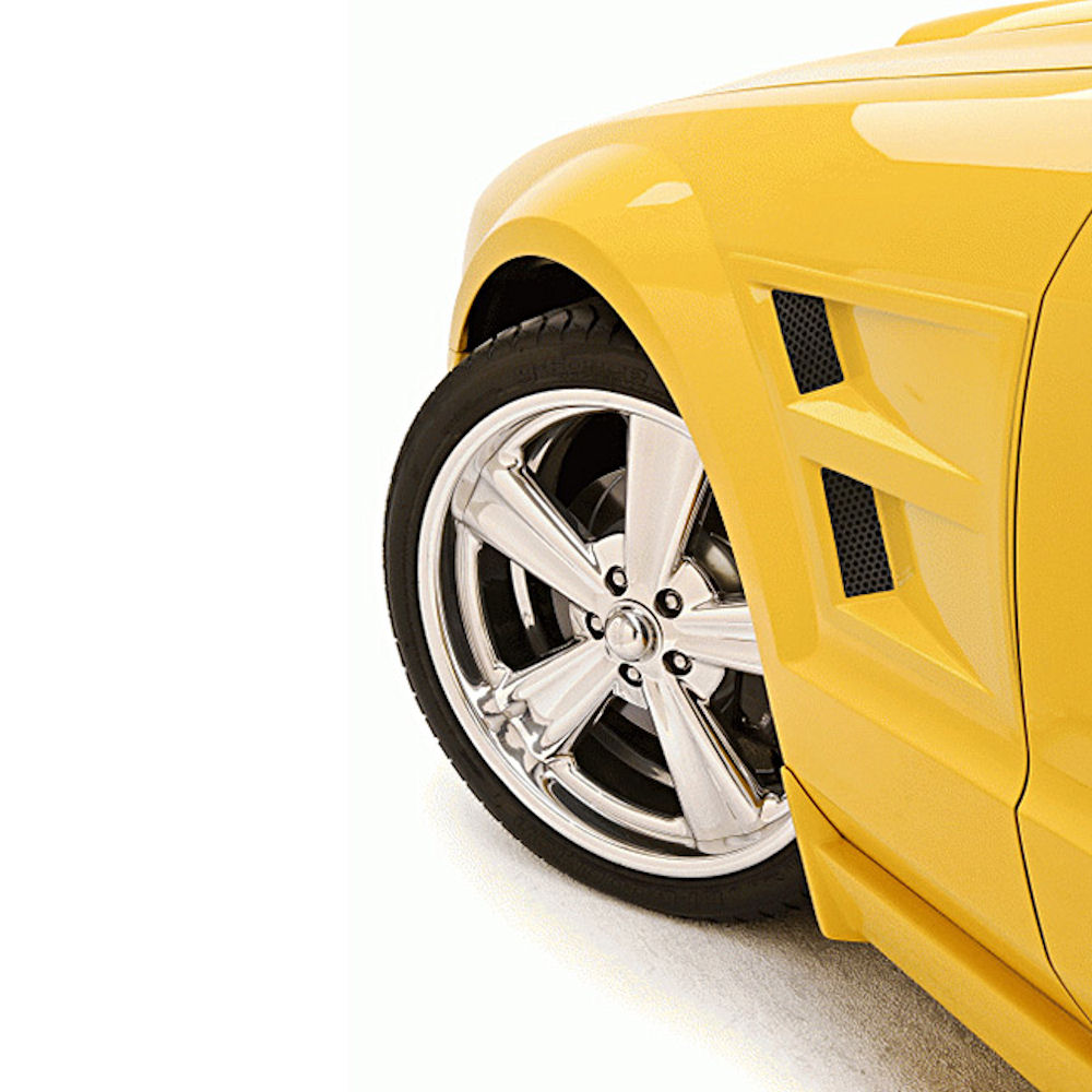 3D Carbon Fender Vent Inserts 20052009 Ford Mustang