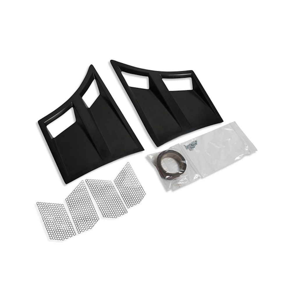 3D Carbon Fender Vent Inserts 20052009 Ford Mustang