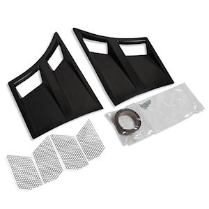 3D Carbon Fender Vent Inserts 2005-2009 Ford Mustang
