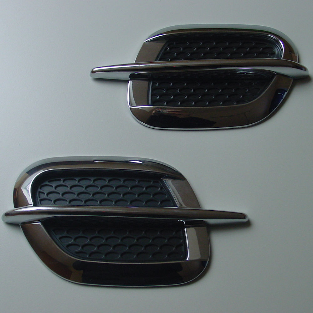 Fender Vents 3D (Chrome) 220x120mm