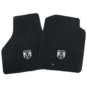 Mopar Carpet Floor Mats Gray for 2009-2012 Dodge RAM
