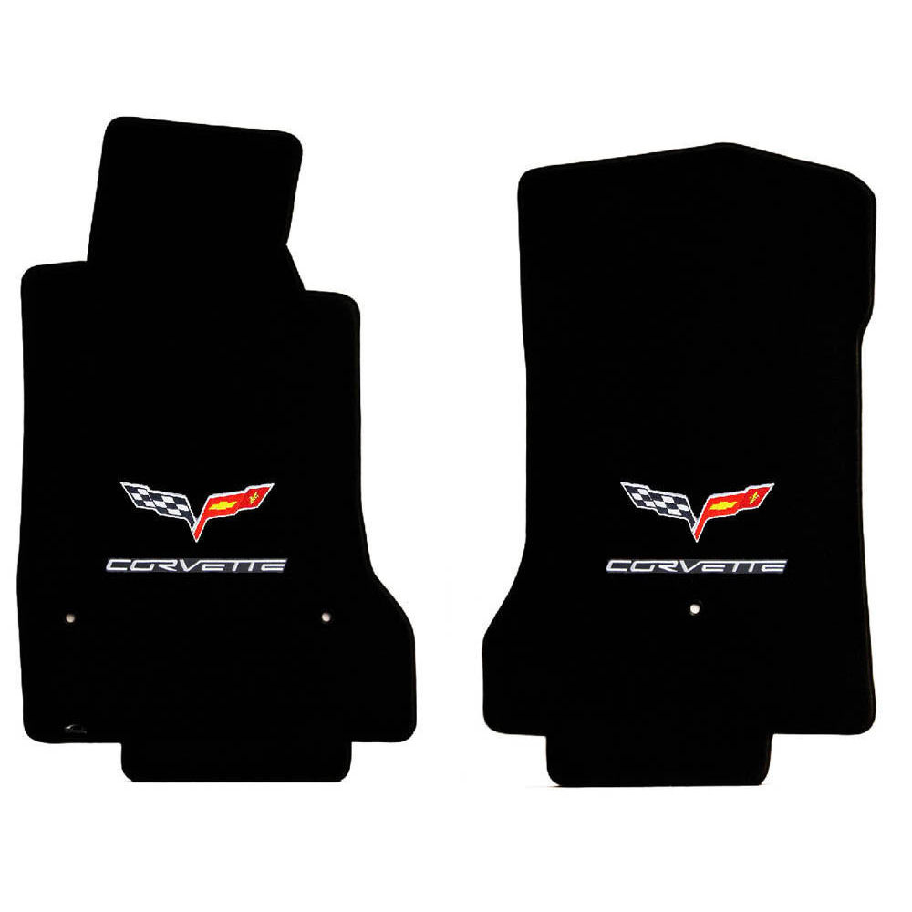 Floor Mats Front (Velourtex) 07-13 Chevy Corvette