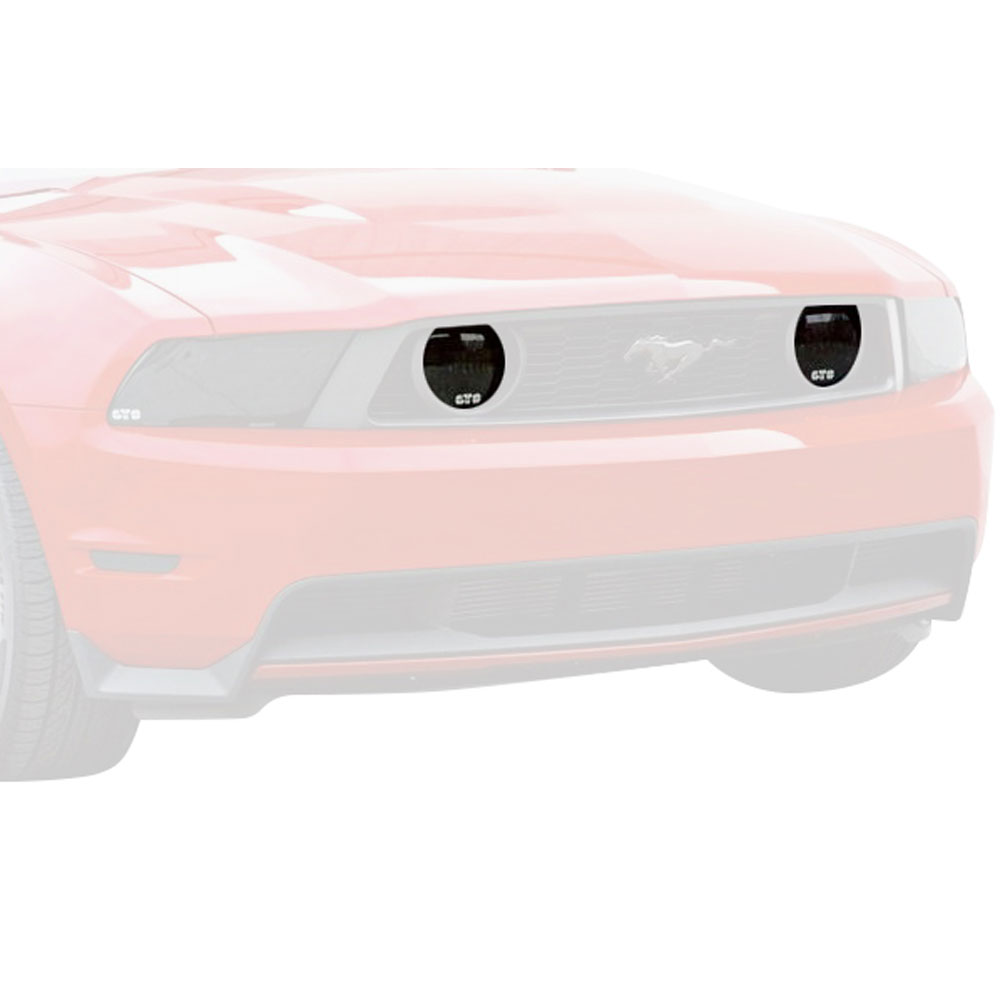 Fog Light Covers (Smoke) 10-12 Ford Mustang GT