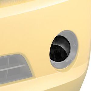 GTS Black Fog Light Covers for 2010-2013 Chevy Camaro