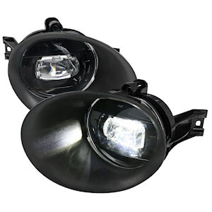 LED Fog Lights Chrome (non-tinted) for 2002-2008 Dodge RAM Trucks
