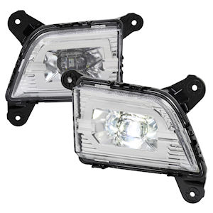 LED Fog Lights (Chrome) for 2019-2022 Chevrolet Silverado