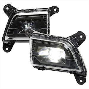LED Fog Lights Smoke (matte black) for 2019-2022 Chevrolet Silverado