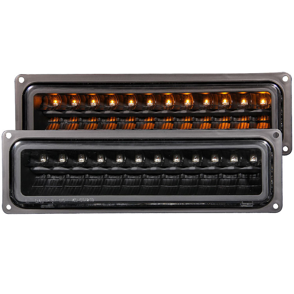 Front-Blinker/Parkleuchten LED A (schwarz) 88-99 GM Trucks