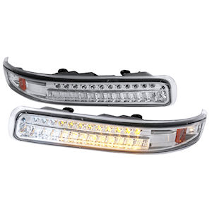 Chrom LED-Parkleuchten LH/RH für 2000-2006 Chevrolet Ta Chrom LED-Parkleuchten LH/RH für 2000-2006 Chevrolet Ta
