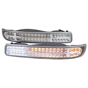 Chrom LED-Parkleuchten LH/RH für 1999-2006 GMC Sierra und Yukon Chrom LED-Parkleuchten LH/RH für 1999-2006 GMC Sierra und Yukon