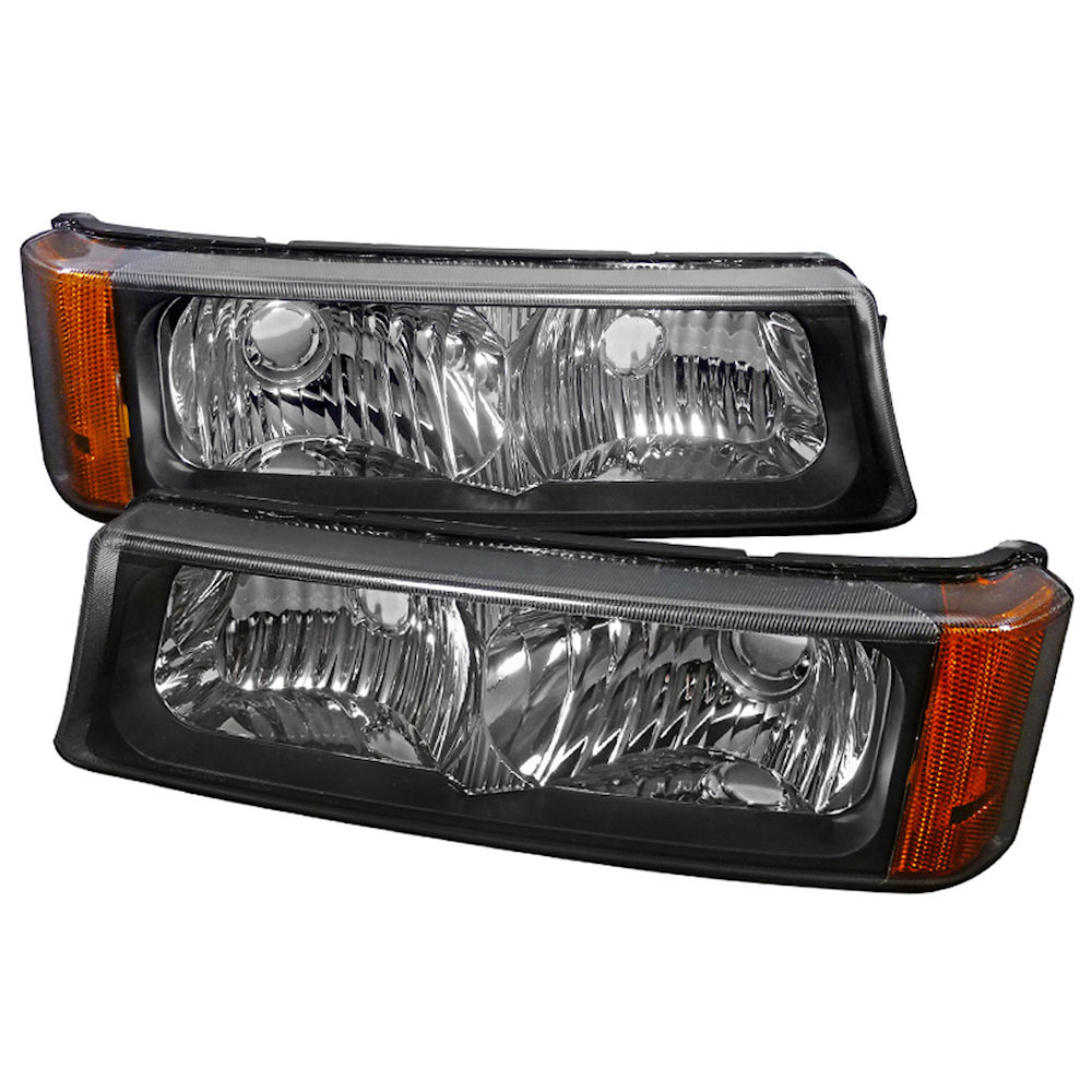 Front-Blinker/Parkleuchten (schwarz) 03-06 Chevy Silverado